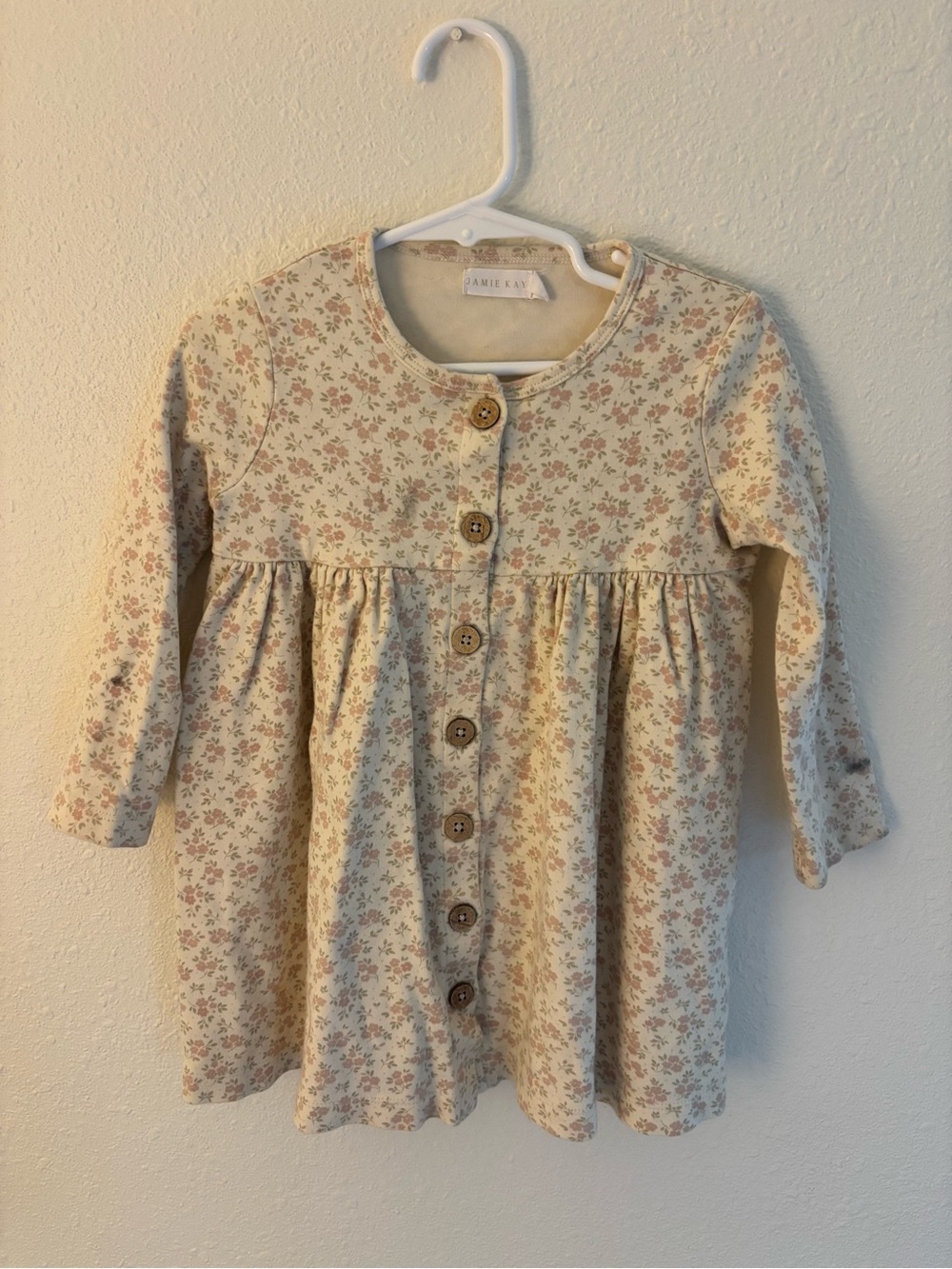 Cream Floral Jamie Kay dress